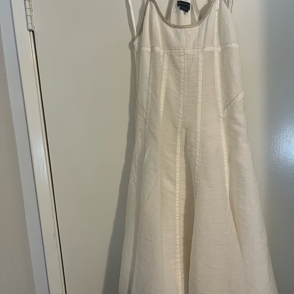 Armani Exchange Cream Sleeveless Top